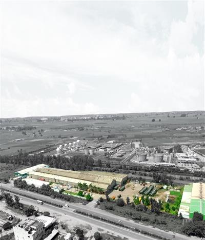 JCBL plant top view from far away